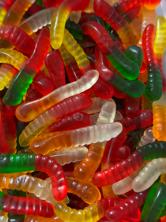 Albanese Gummy Fruit Worms - 100g