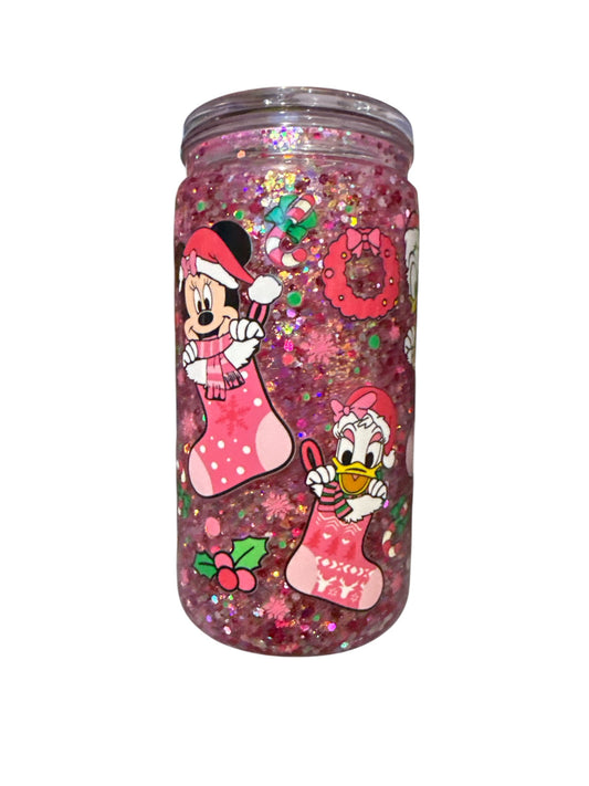 Christmas Mini Mouse 16oz Acrylic Snowglobe