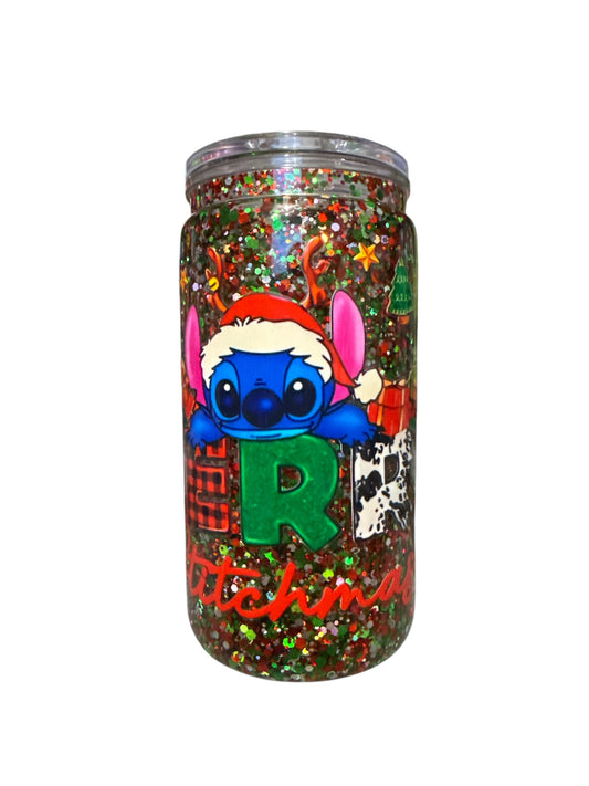 Merry Stitchmas 16oz Acrylic Snowglobe