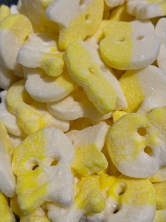 Bubs Sour Cool Passion Pineapple Skulls 100g