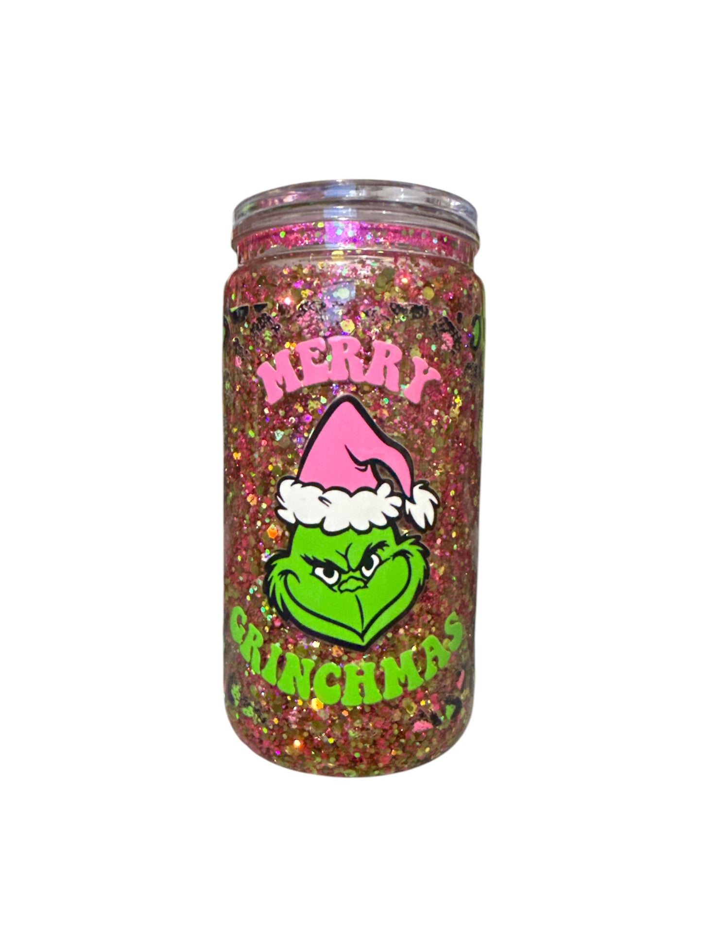 Merry Grinchmas 16oz Acrylic Snowglobe