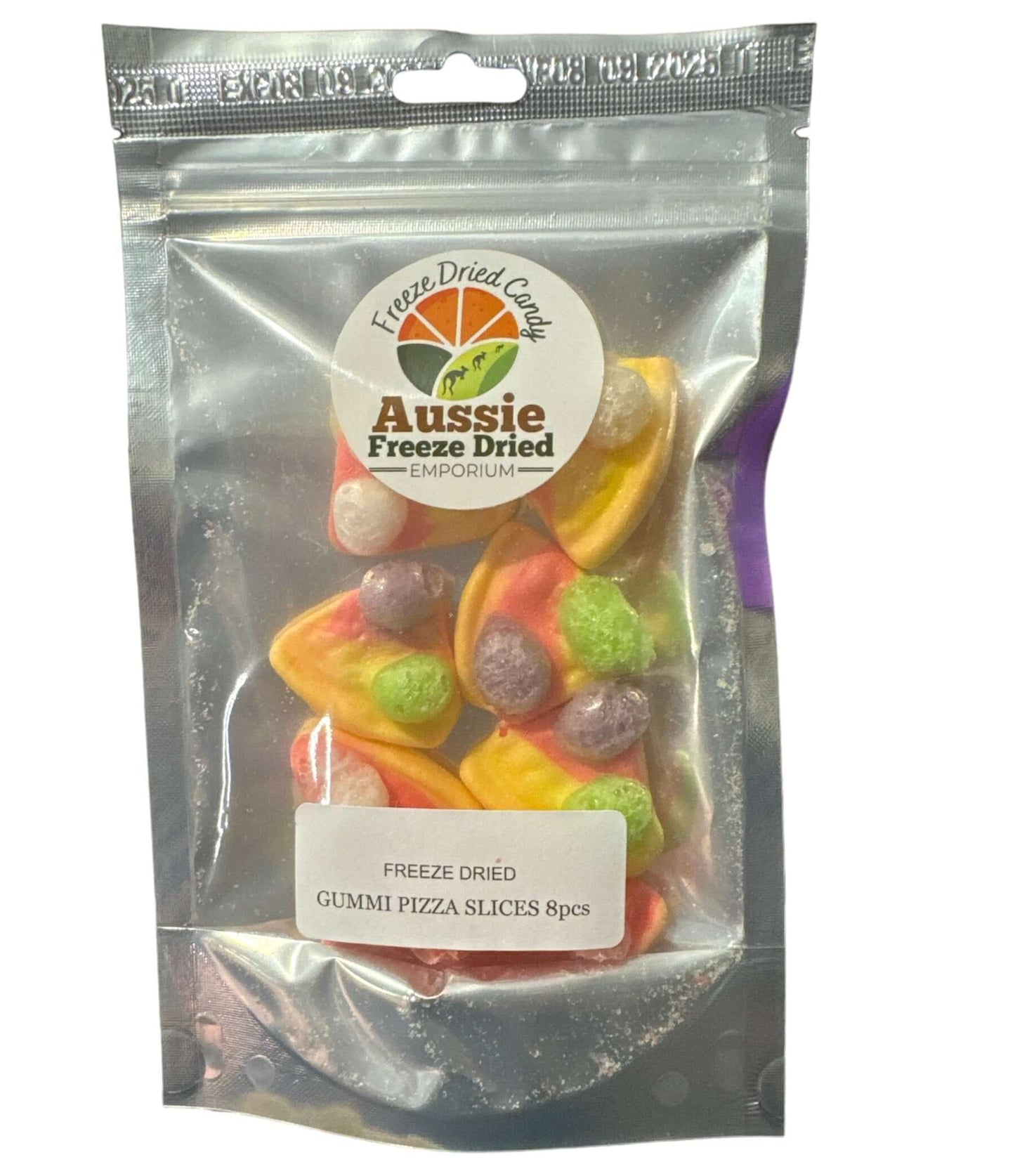 Freeze Dried Gummi Pizza Slices