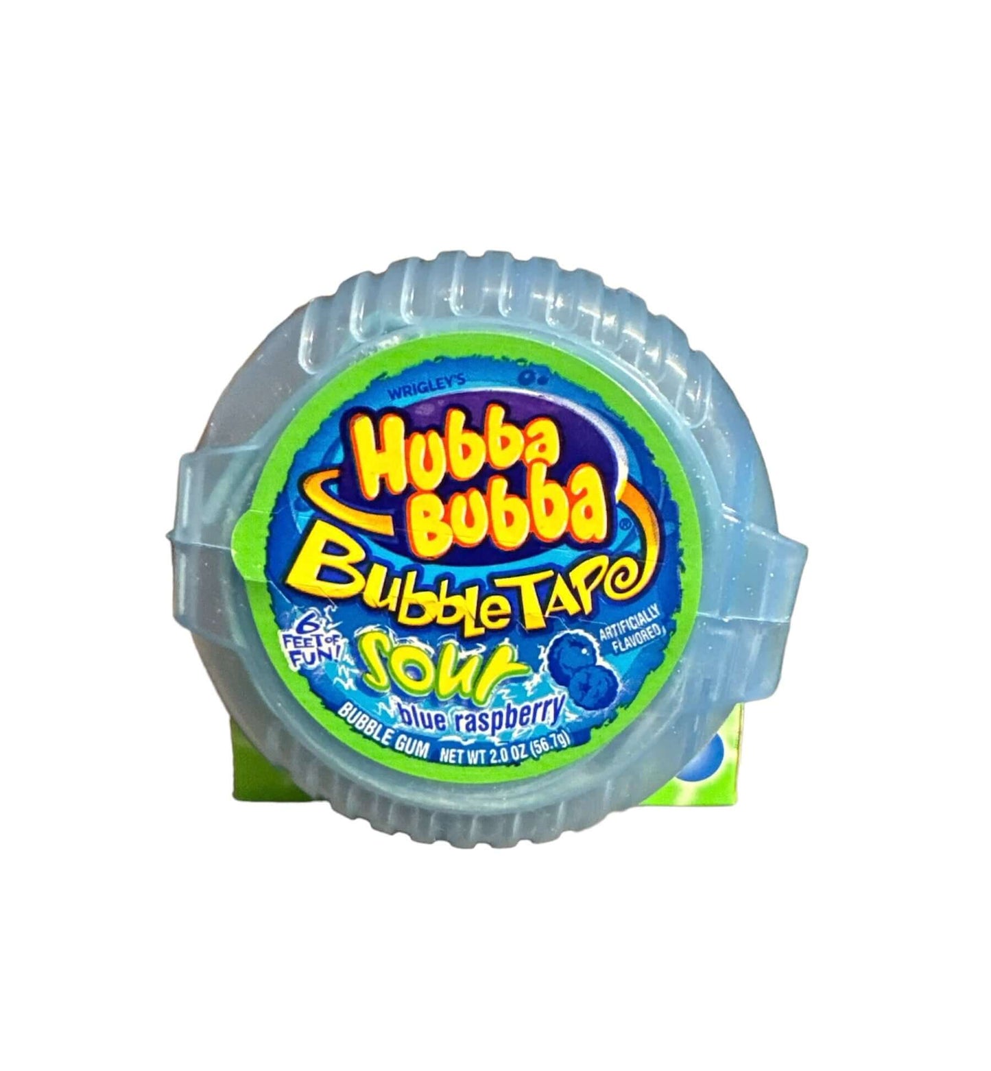 Blue Raspberry Sour Hubba Bubba Bubble Tape