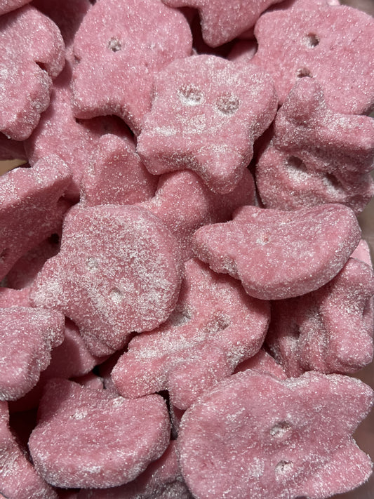 Bubs Sour Cool Raspberry Skulls 100g