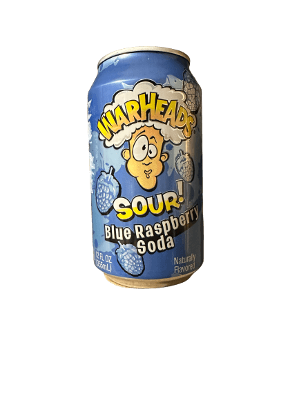 Warheads Sour Blue Raspberry Soda