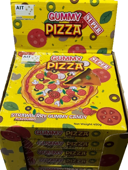 Strawberry Flavoured Gummy Pizza